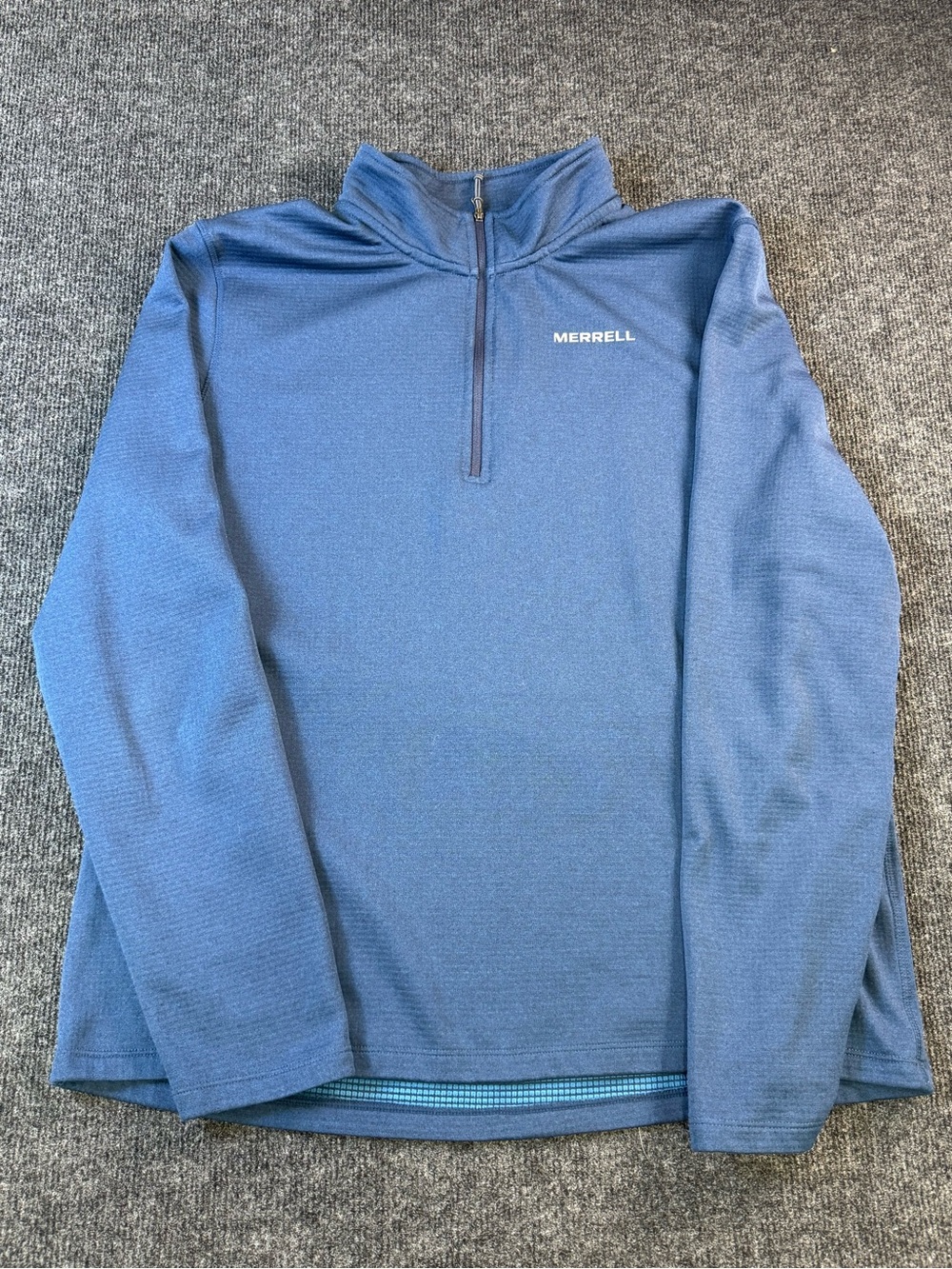 Merrell Men's Navy Blue Quarter-Zip Pullover